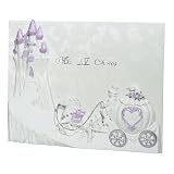 Polystone Castle Guest Book - Lavender by Uniquely Quince