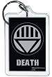 Green Lantern Blackest Night Death Lucite Key Chain