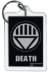Green Lantern Blackest Night Death Lucite Key Chain