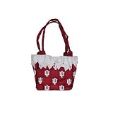 Collegiate 4120S-010 Medium Bow Bucket Purse - Indiana University