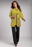 Roamans Plus Size 3-Piece Loop Button Pantset