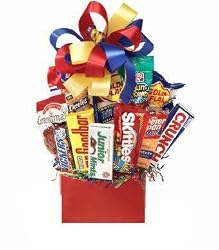 Junk Food Galore Gift Basket Idea