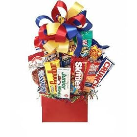 Junk Food Galore Gift Basket Idea