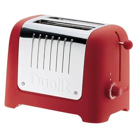 Dualit Soft Touch Lite 2 Slice Toaster Red