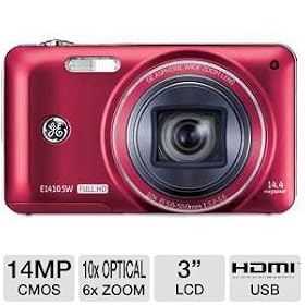GE E1410SW-CR Power Series Digital Camera Bundle