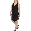 Mossimo&reg; Black Plus Pleated Tank Dress - Black