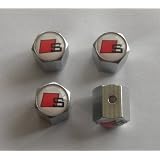 Audi Sline S-line Anti-theft Car Wheel Tire Valve Stem Caps 