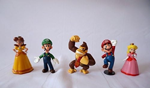 18pcs/set 1.4"-2.5" Super Mario Bros PVC Action Figures Yoshi Dinosaur Toys Set Kids Gift Home Decoration