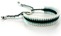 Links Of London Style Friendship Bracelet - Black And Blue