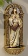 Pack of 2 Joseph's Studio Sacred Heart of Jesus Holy Water Font Wall Sculpture
