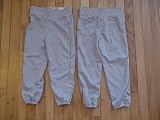 2-pk Reebok Baseball Pants Gray Grey Youth Boys Medium