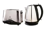 Russell Hobbs Alston 14515 Kettle & Toaster Pack in stainless steel and black