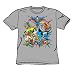 Search : The Justice League Assemble Adult S/S T-shirt in Athletic Heather by DC Comics