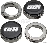 ODI Lock-Jaw MTB/BMX grip clamps, grey ODI Lock-Jaw MTB/BMX grip clamps, grey