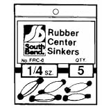 South Bend Rubber Center Sinker (3/8 oz.)