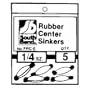 South Bend Rubber Center Sinker (3/8 oz.)