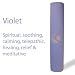Aurorae Yoga Mats - Ultra Thick, Extra Long with Focal point Icon and Illuminating Colors. SGS approved Free from Phthalates and Latex. Great customer service and all products guaranteed. Violet