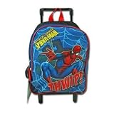Spiderman 12" Toddler Rolling Wheeled Kids Backpack