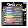 SANFORD Accent Liquid Pen Style Highlighter, Chisel Tip, Assorted, 10 per Set
