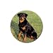 Rottweiler Rubber Round Coaster (4 pack)