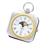 Charles Hubert 14k Gold-plated Two-tone Open Face Pocket Watch by Abacus