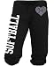 Softball Capri with Rhinestone Heart Shaped Softball Juniors Sizing