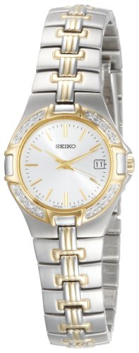 Seiko Women's SXDA42 Diamond Two-Tone Watch
