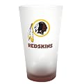 Washington Redskins Frosted Pint Glasses Set of 2