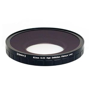 Opteka 82mm 0.4X HD2 Large Element Fisheye Lens for Professional Video Camcorders