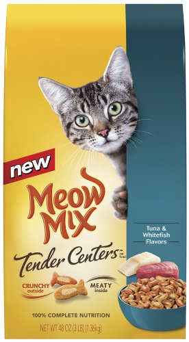 Detail image Meow Mix Tender Centers Tuna and Whitefish, 3-Pound (Pack of 3)
