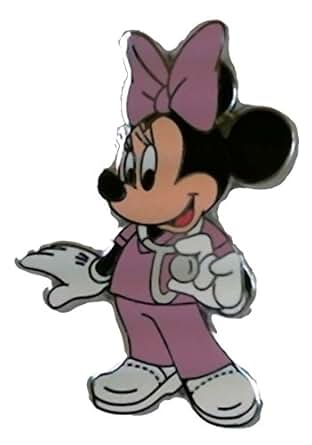 Amazon.com: Disney Doctor Minnie Mouse in Pink Nurse Scrubs 2015 Pin ...