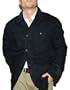 Polo Ralph Lauren Mens Black Vintage Winter Plaid Jacket Coat Large