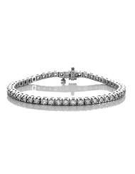 18k Gold 4-prong Diamond Tennis Bracelet (5.0 cttw, H-I Color, SI2-I1 Clarity), 8"