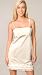 Alice + Olivia Cream Dutchess Satin Dress