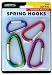 Kwik Tek SH-4A Spring Hooks, Anodized Aluminum, 4 Pack Image