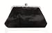 Satin Evening Bag with Jewel Encrusted Closure
