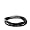 FOSSIL  JF85299040 Herren Armband Leder schwarz Edelstahl 23 cm