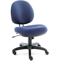 Alera IN48BFA20B Interval Series Swivel/Tilt Task Chair, Blue Fabric