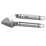 Maple Run Emporium Stainless Steel Garlic Press and Peeler Tube - Home Kitchen Tools