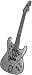Italia Modulo T3 Electric Guitar - Silver