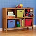 Kids' Bookcases: Kids 6-Cube Honey Bookcase - 6-Cube Bookcase