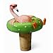 Tropical Pink Cool Flamingo Wine Cork Bottle Topper