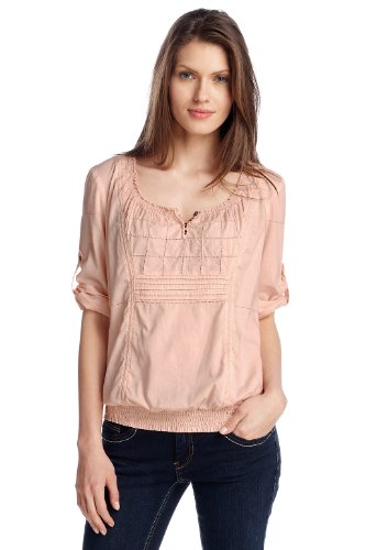 edc by ESPRIT Damen Bluse  012CC1F012, Gr. 40 (L), Hautfarben (nude 630) Preisvergleich