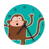 Mudpuppy Monkey Wall Clock