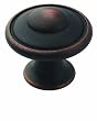 Amerock TEN53002-ORB Metal Finishes Collection Knob Discus, Oil Rubbed Bronze, 1-3/16-Inch, 10-Pack