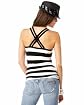 Bold Stripe Cross Back Tank Product Image