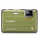 Panasonic Lumix DMC-TS1 12MP Digital Camera with 4.6x Wide Angle MEGA Optical Image Stabilized Zoom and 2.7 inch LCD (Green)