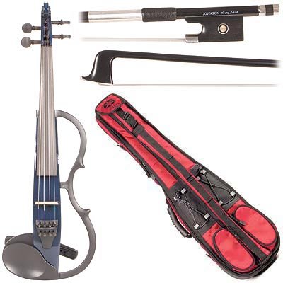 Yamaha SV 130 Concert Select Silent Electric Blue 4/4 Violin Outfit including a Johnson Artist Carbon Composite Bow & Yamaha Red Gig Bag 41hZ5oc6s8L Yamaha SV 130 Concert Select Silent Electric Blue 4/4 Violin Outfit including a Johnson Artist Carbon Composite Bow & Yamaha Red Gig Bag