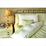 Bundle-39 Duvet Cover in Sage / White Size: Queen