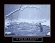Commitment - Fisherman, Motivational Poster